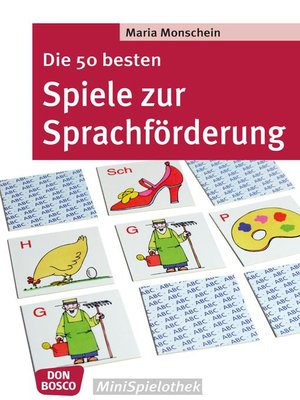 cover image of Die 50 besten Spiele zur Sprachförderung--eBook